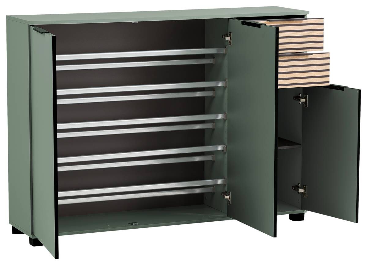Schuhschrank Alexa Pistazie B/H/T: ca. 141,9x105,5x35 cm