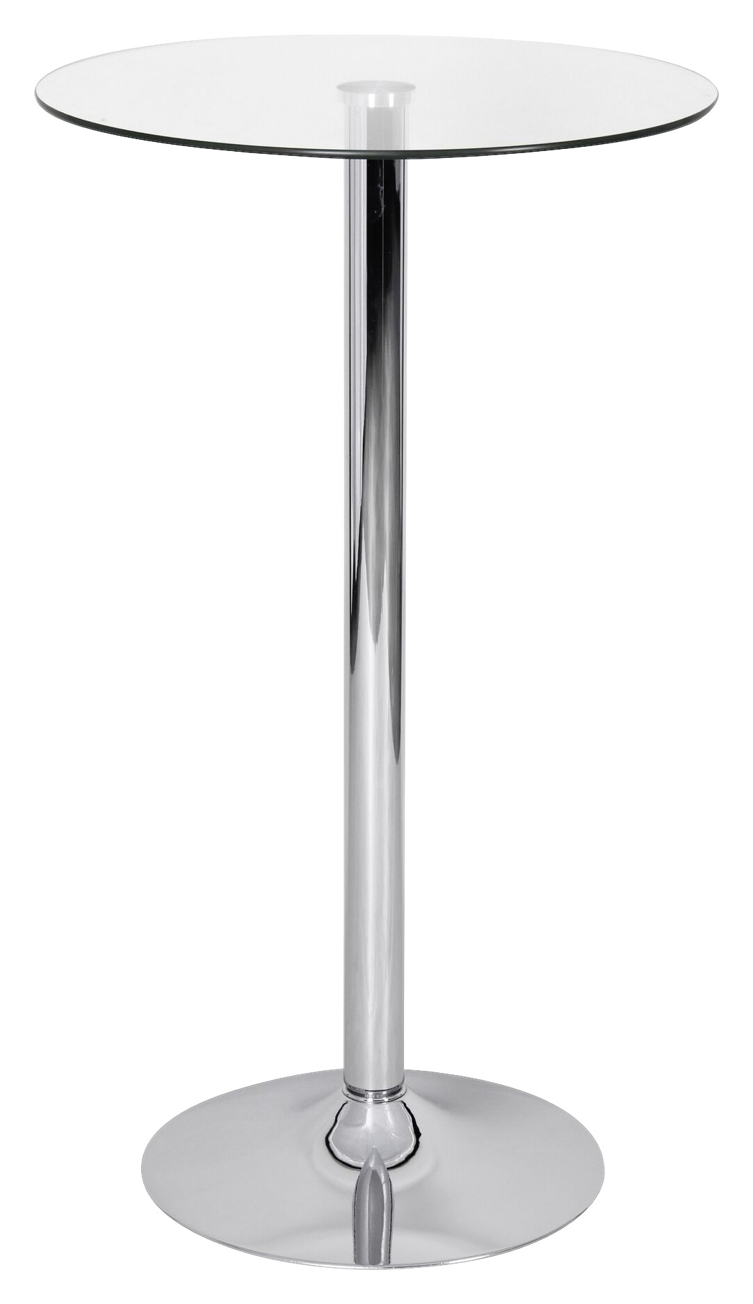 Tisch glasklar Glas B/H/T: ca. 60x105x60 cm