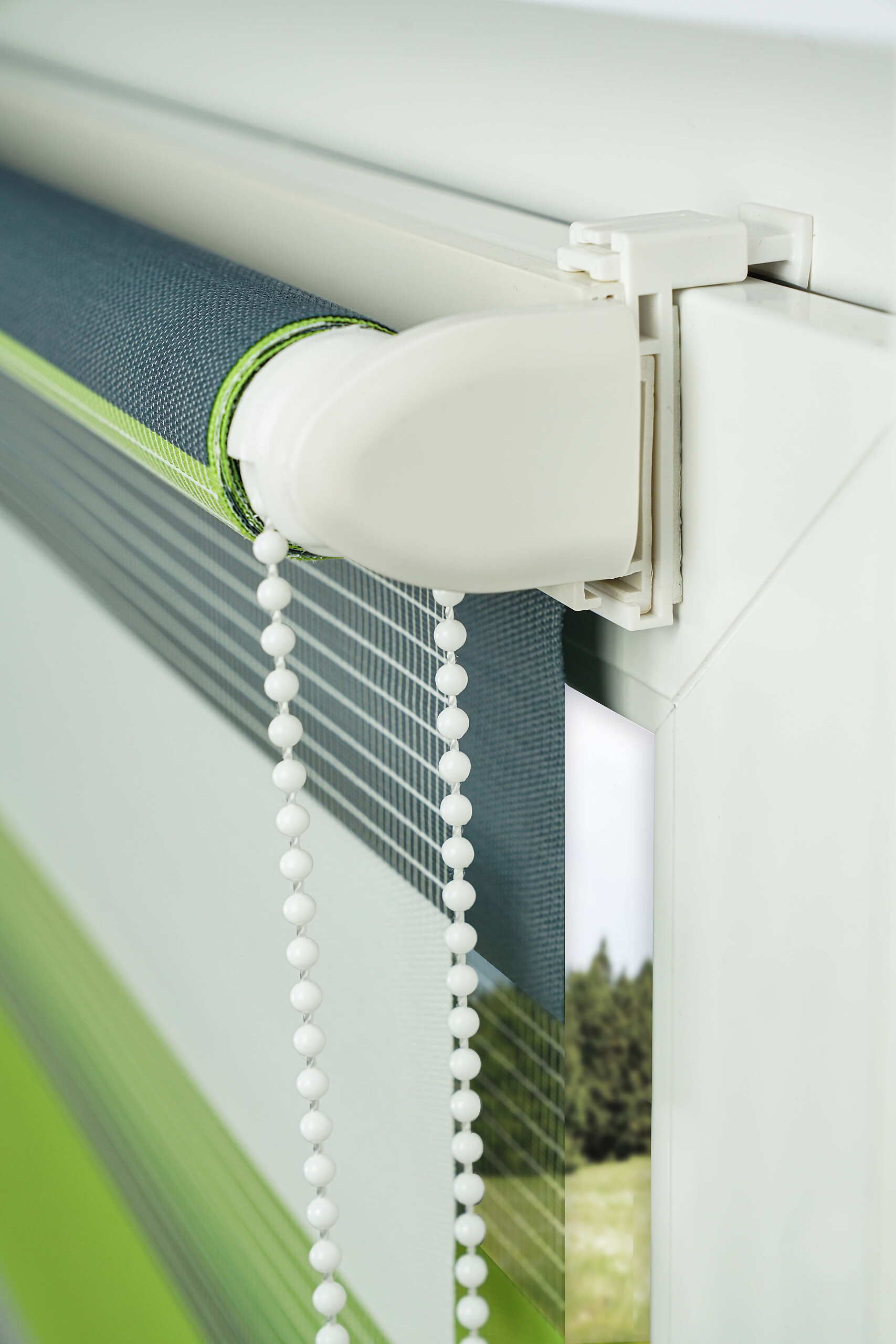 Doppelrollo Just-Triple grün B/L: ca. 80x160 cm