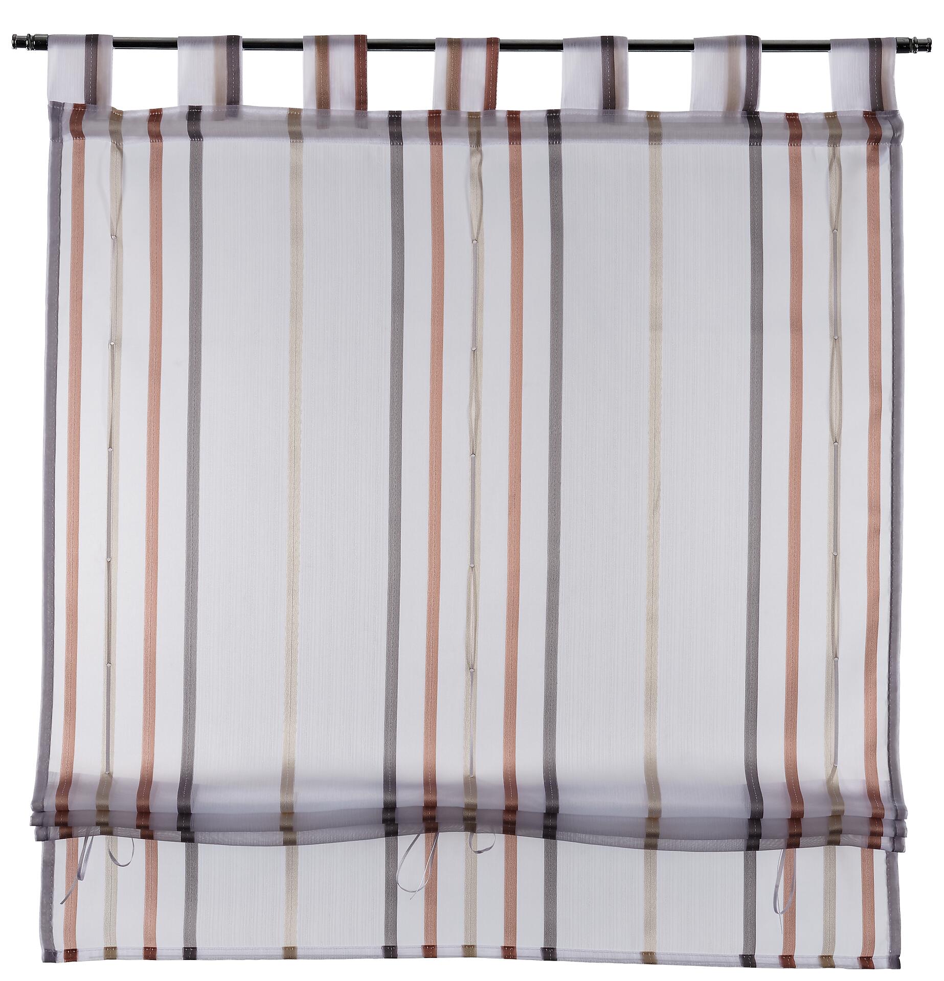 POCOline Bändchenrollo Nicole rosé B/L: ca. 80x135 cm