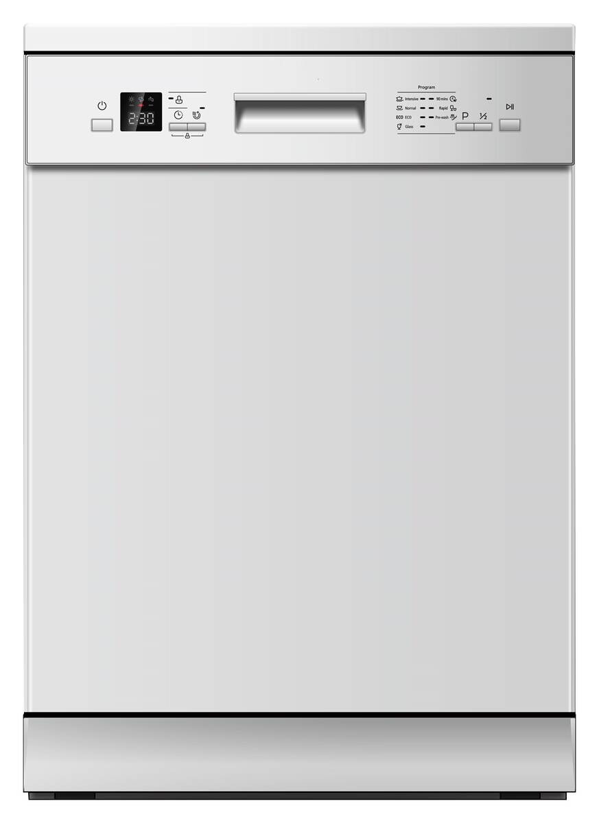 PKM Stand-Geschirrspüler GSP12-6EPI weiß B/H/T: ca. 60x85x60 cm