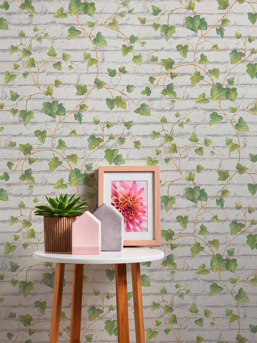 A.S.Creation Vliestapete Best of Wood`n Stone 2nd Edition Steine grün braun weiß B/L: ca. 53x1005 cm