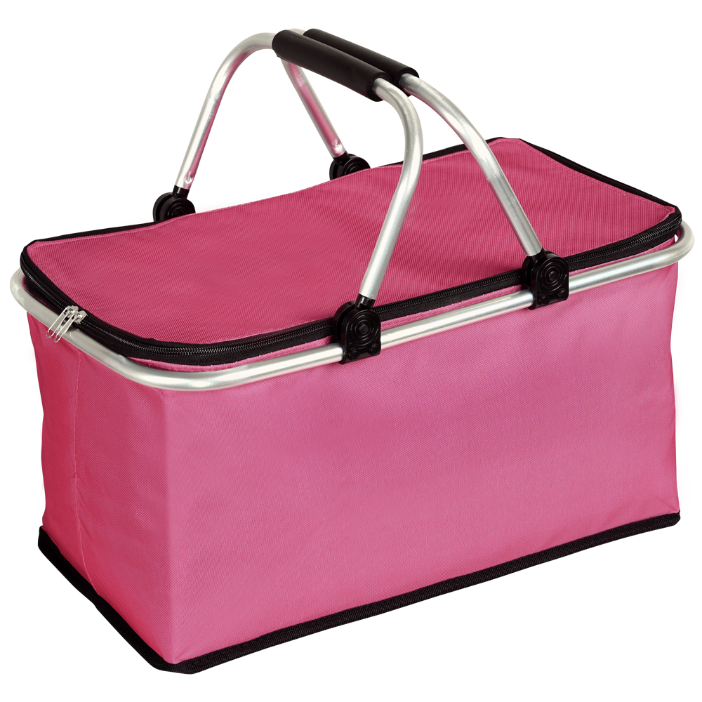 Kesper Einkaufskorb pink B/H/L: ca. 29x50x255 cm
