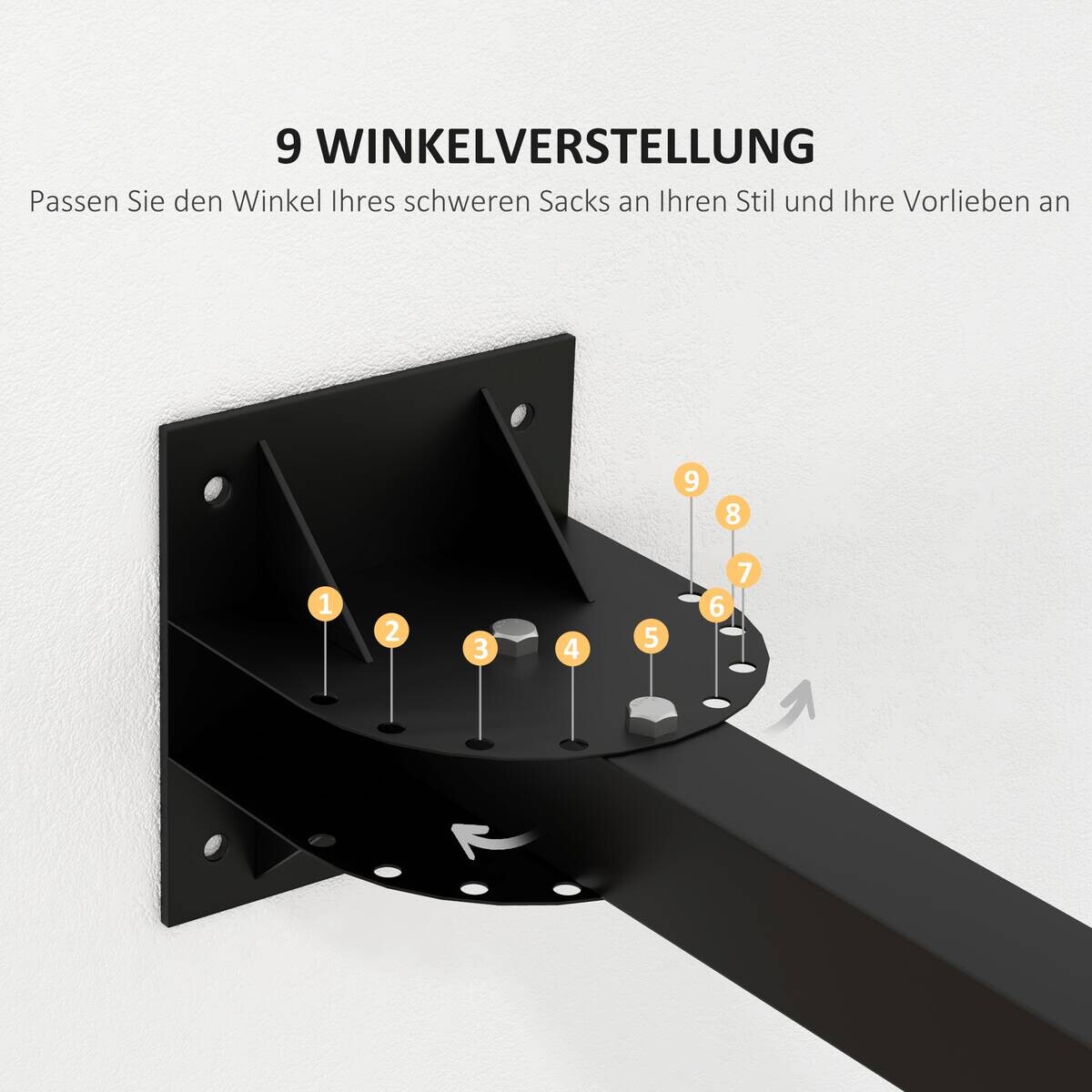 SPORTNOW Fitness-Zubehör schwarz Edelstahl B/H/L: ca. 17x80x48 cm