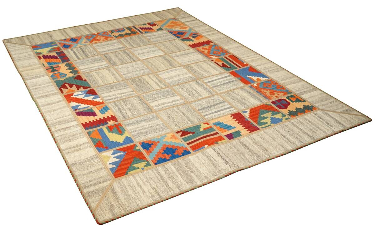 PersaTepp Teppich Kelim Tekkehdouz beige B/H/L: ca. 150x1x200 cm