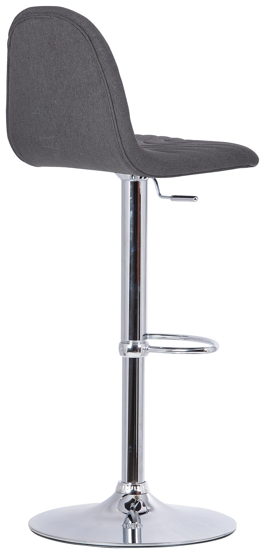 Barhocker CASINO 2er-Set anthrazit Webstoff B/H/T: ca. 41x88x52,5 cm