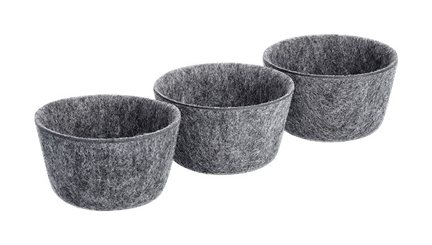 Zeller Organizer grau Filz