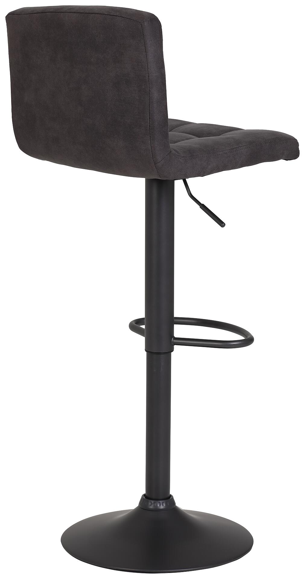 Barhocker Amanda anthrazit Vintage B/H/T: ca. 40x85x45 cm