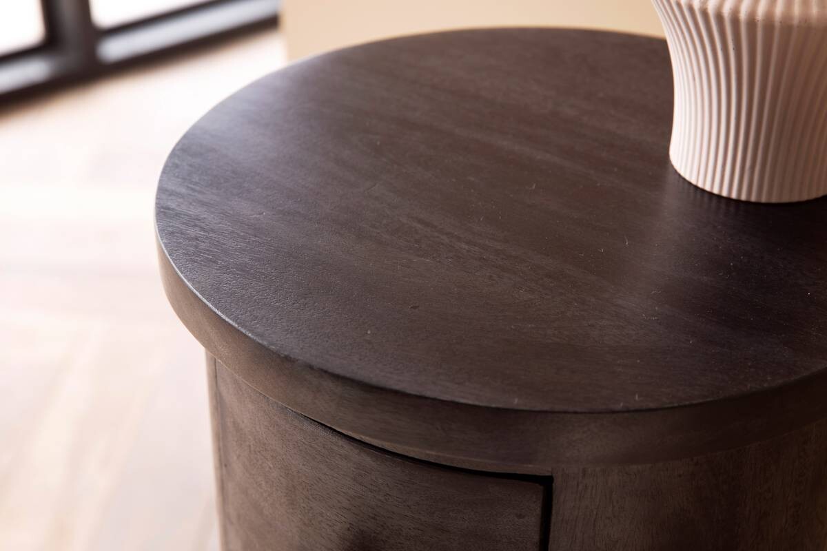 Sideboard schwarz B/H/T: ca. 34x85x34 cm