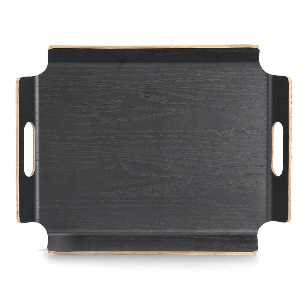 Zeller Serviertablett schwarz Holz B/H/L: ca. 335x45x445 cm