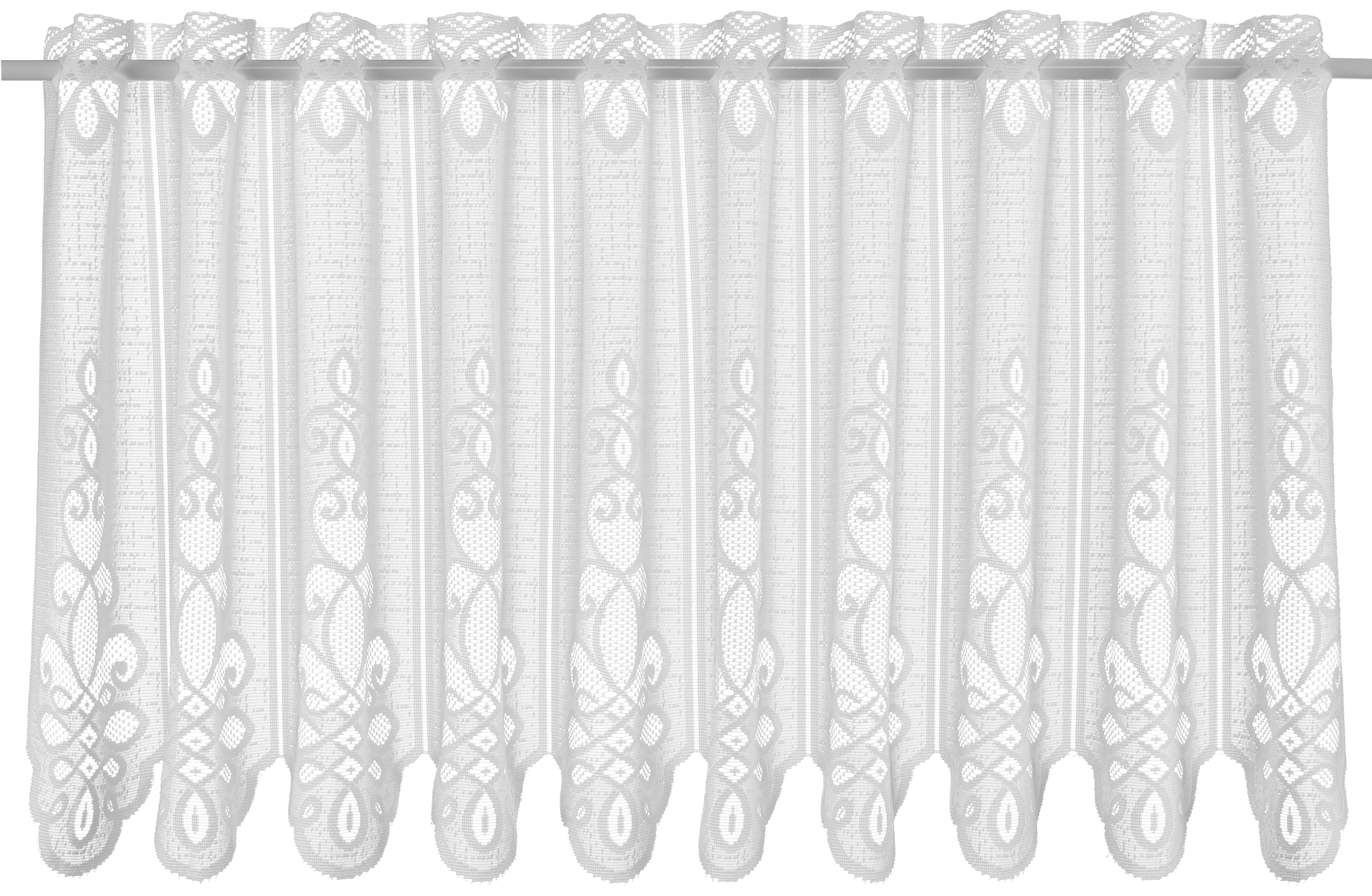 POCOline Scheibengardine Borkum weiß B/L: ca. 150x50 cm