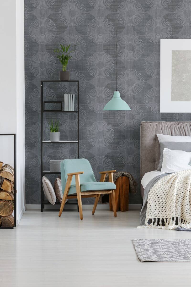 A.S.Creation Vliestapete Attractive Punkte schwarz B/L: ca. 53x1005 cm