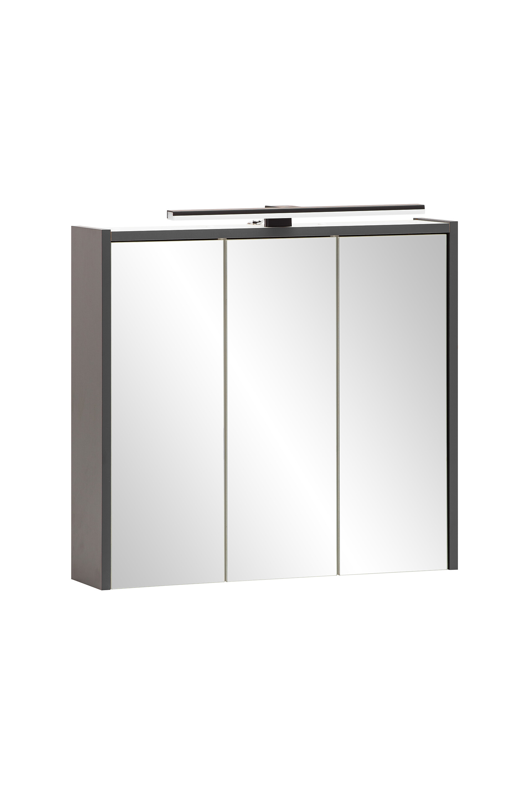 Spiegelschrank Palermo anthrazit B/H/T: ca. 65x62,7x16 cm Spiegelschrank Palermo anthrazit B/H/T: ca. 65x62,7x16 cm