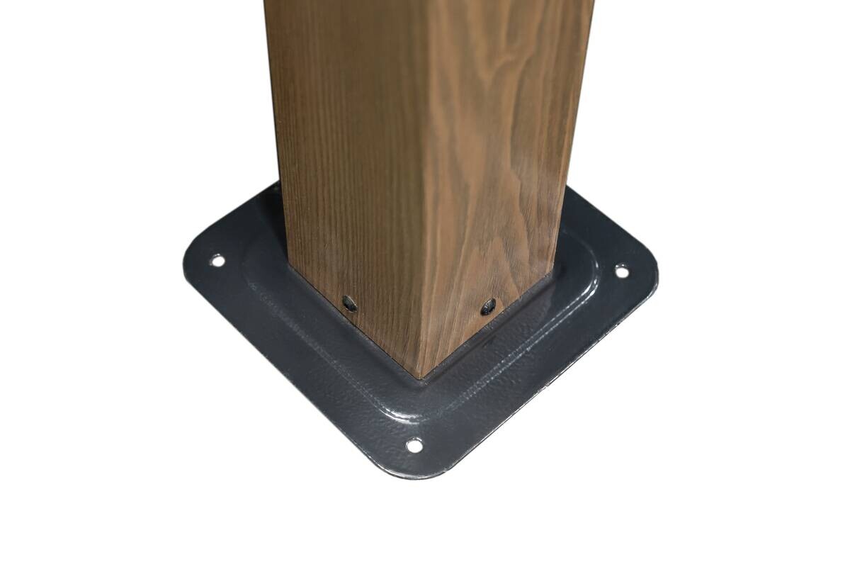 Sojag Pavillon Fontana braun Aluminium B/H/L: ca. 364,3x310x298 cm