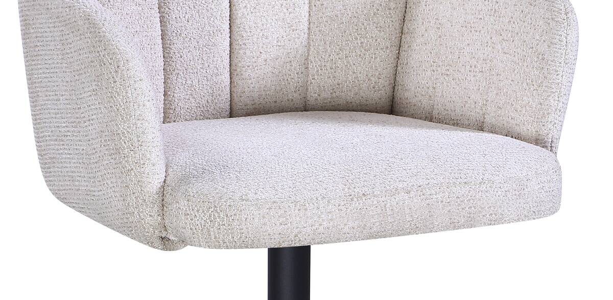 Armlehnstuhl Dana beige Webstoff B/H/T: ca. 58x84x61 cm