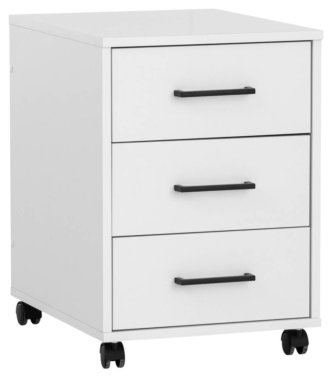 Rollcontainer Ruby weiß matt B/H/T: ca. 40,1x57x50 cm Rollcontainer Ruby weiß matt B/H/T: ca. 40,1x57x50 cm