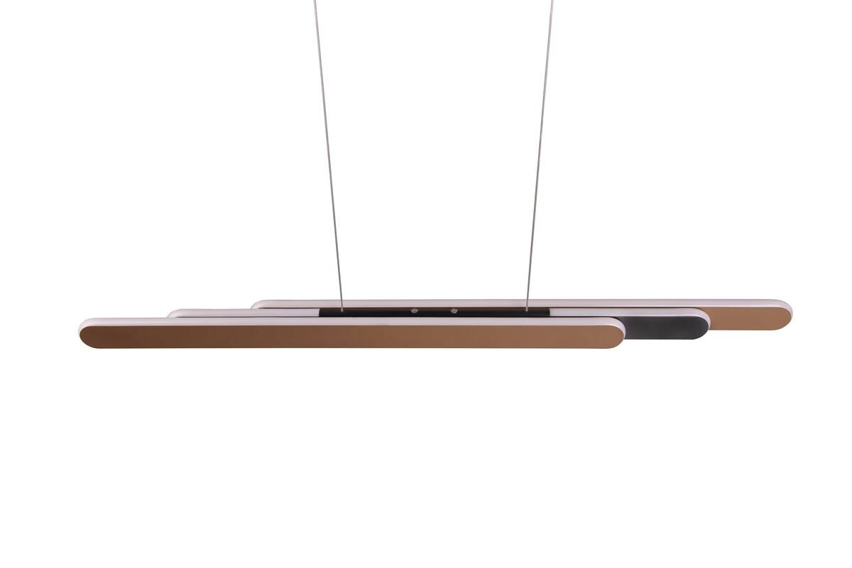 Reality LED-Pendelleuchte kaffee Metall