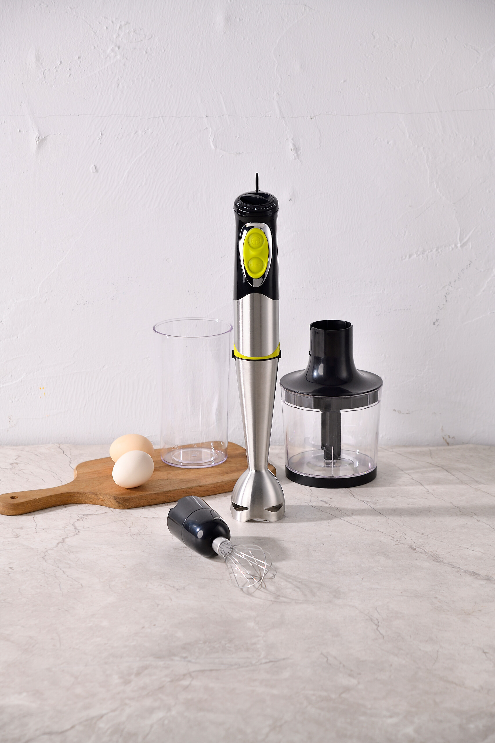 BERGNER Stabmixer grün schwarz Edelstahl B/H/L: ca. 14x23x24 cm