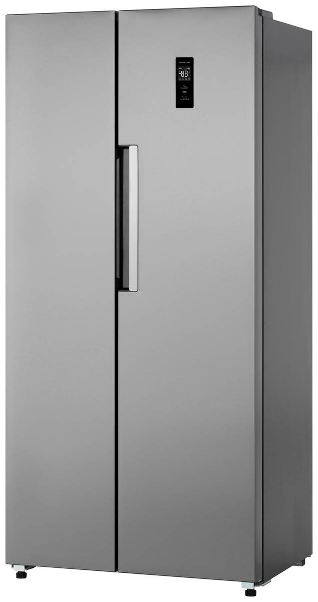 POCOline Side-by-Side SBS 179-444 ESID silber B/H/T: ca. 83x179x61 cm