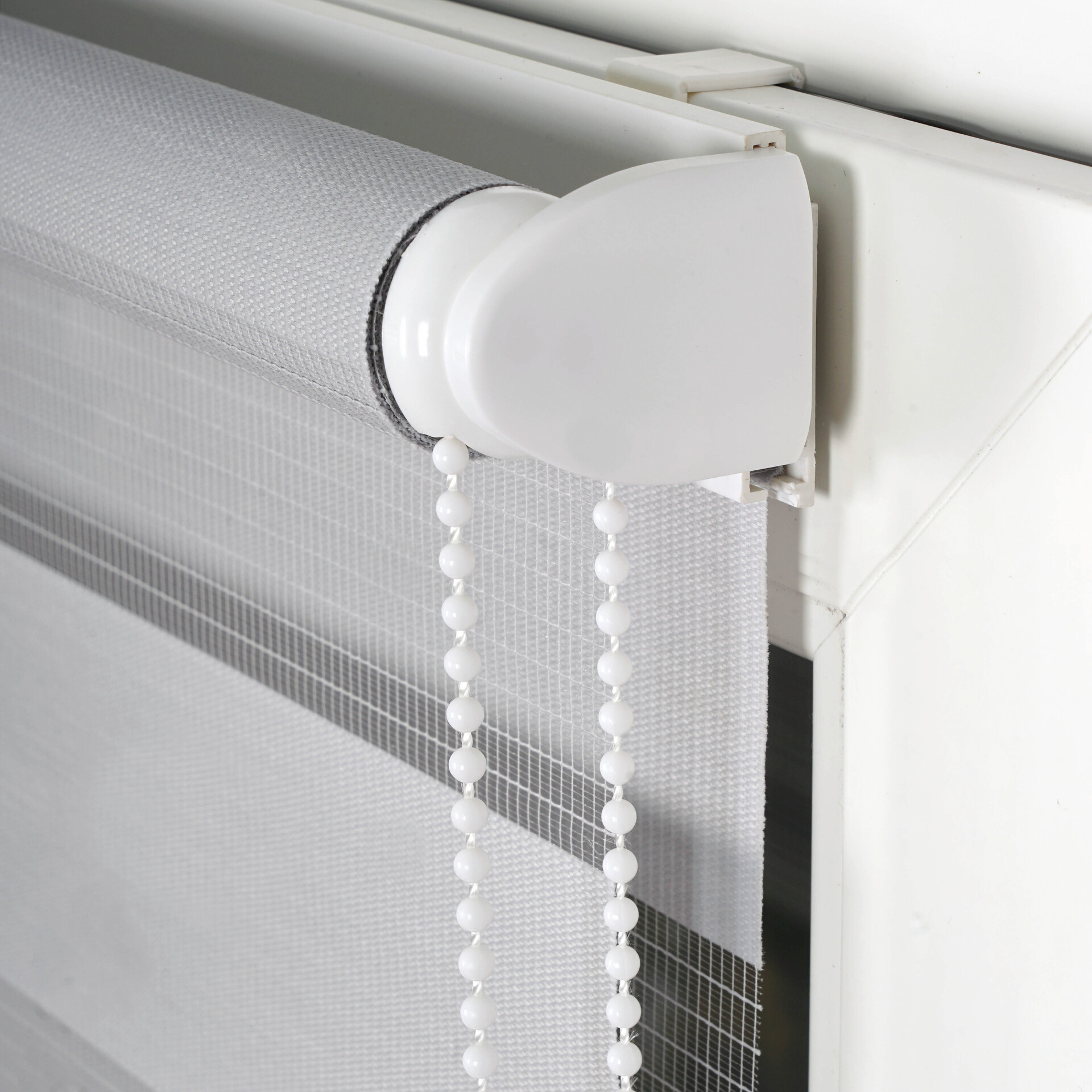 Doppelrollo Just grau B/L: ca. 110x160 cm