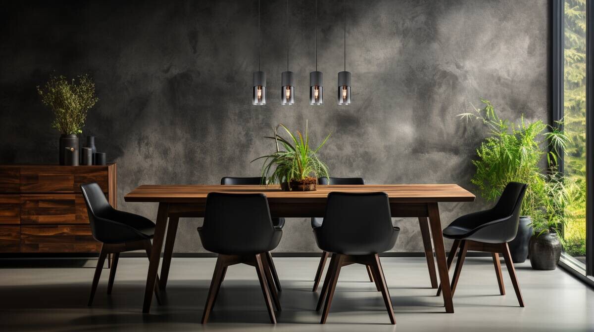 Reality Pendelleuchte Robin schwarz Rauch Metall Glas B/H/D: ca. 81x150x10 cm E27 4 Brennstellen