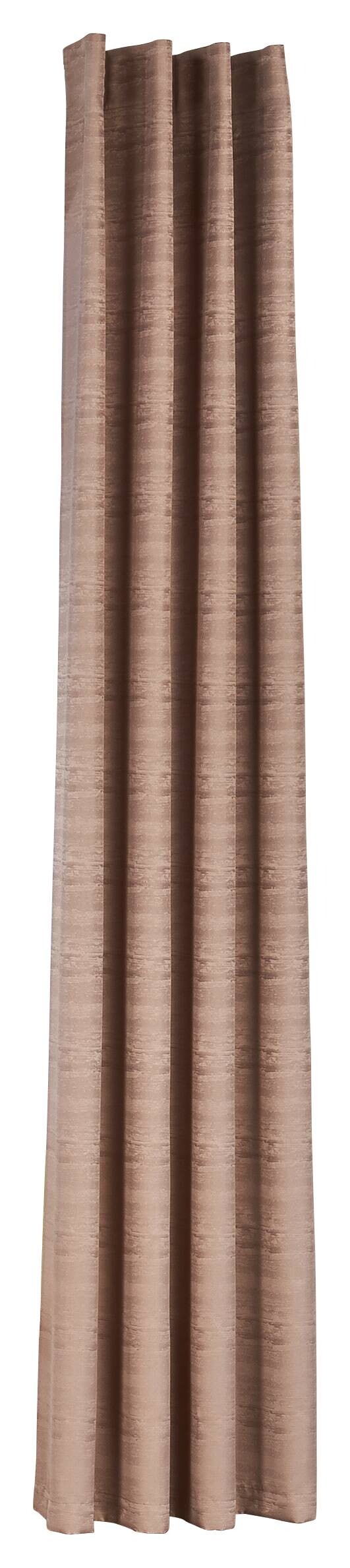 ACUS design collection Ösenvorhang Turin taupe B/L: ca. 140x245 cm