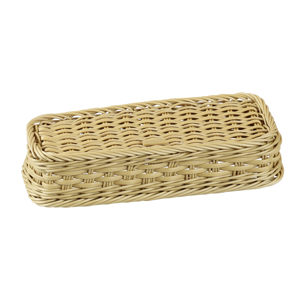 Kesper Brot und Obstkorb weiß Kunststoff B/H/L: ca. 23,5x30,5x21 cm