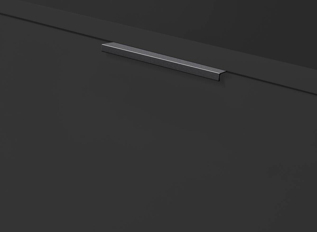 Waschbeckenunterschrank Porto schwarz B/H/T: ca. 70x60x35 cm