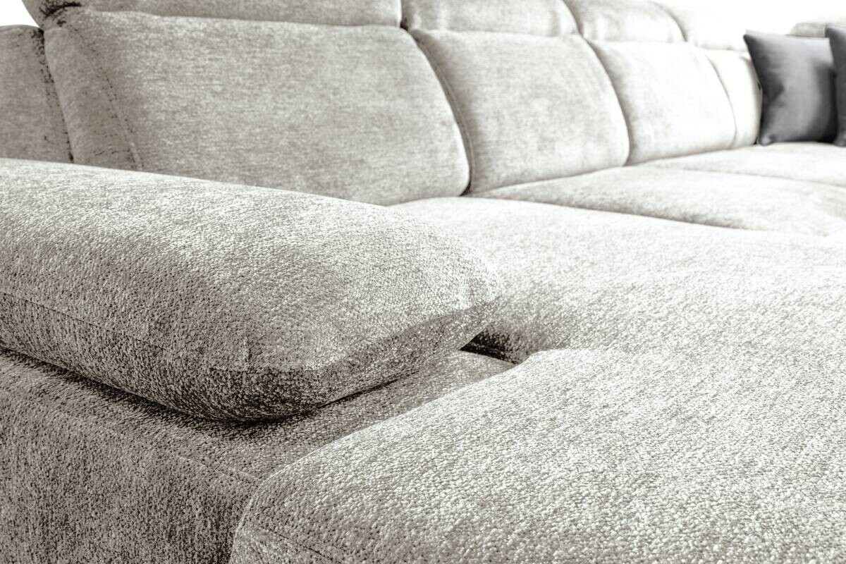 Wohnlandschaft Cordoba natur Webstoff B/H/T: ca. 359x105x232 cm