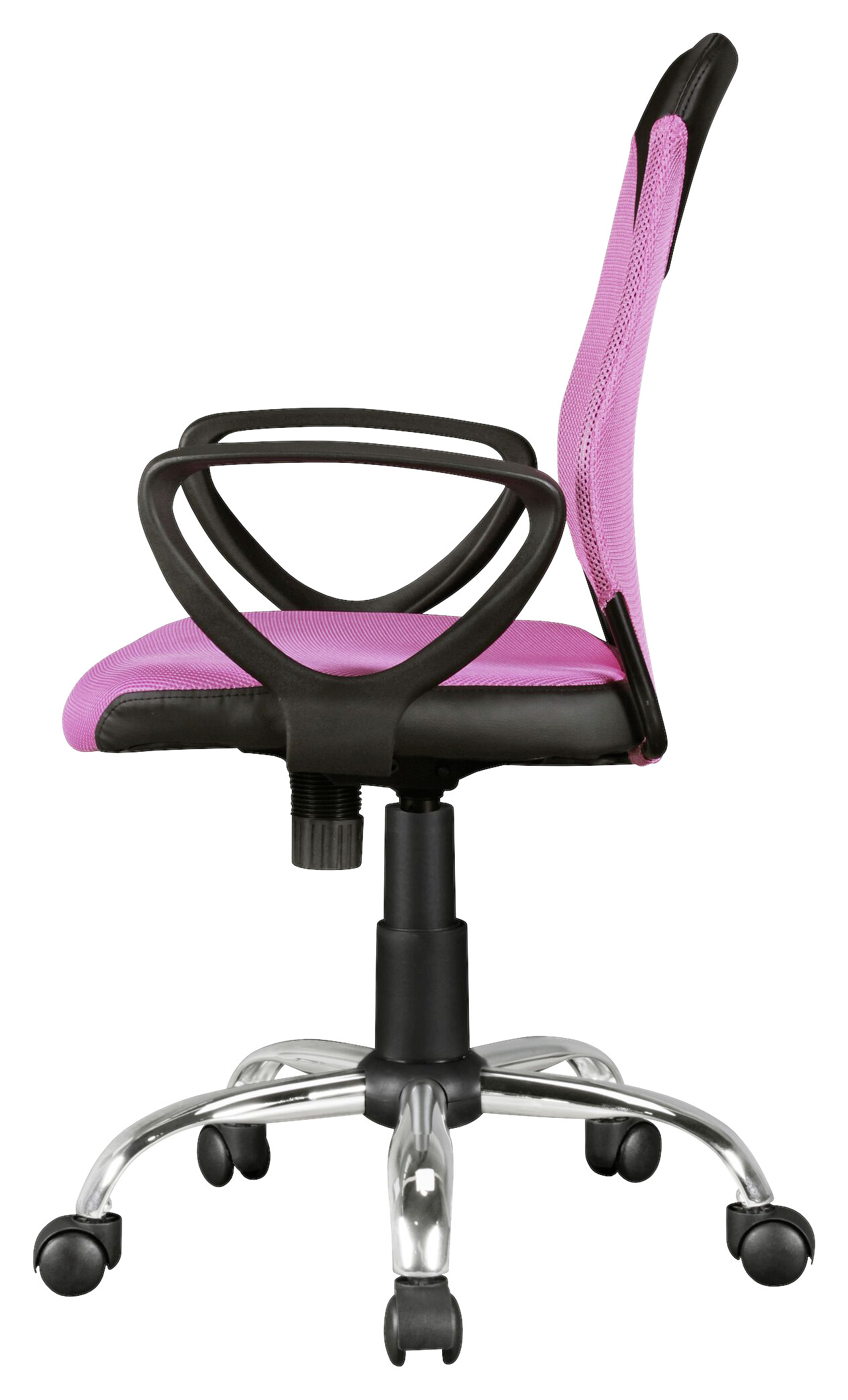 Drehstuhl pink Stoff