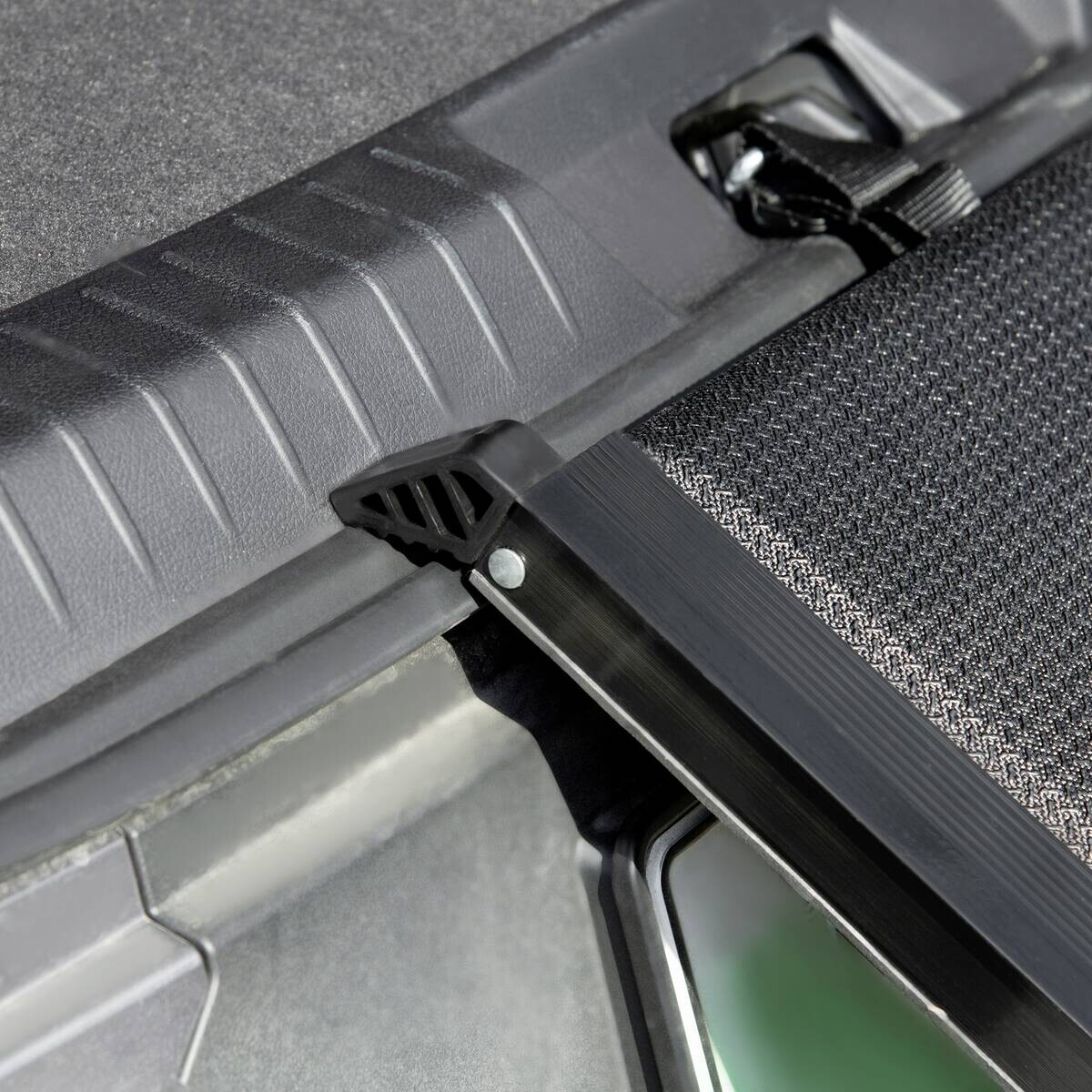 PawHut Klappbare Haustierrampe schwarz Aluminium B/H/L: ca. 43,5x158x2,5 cm