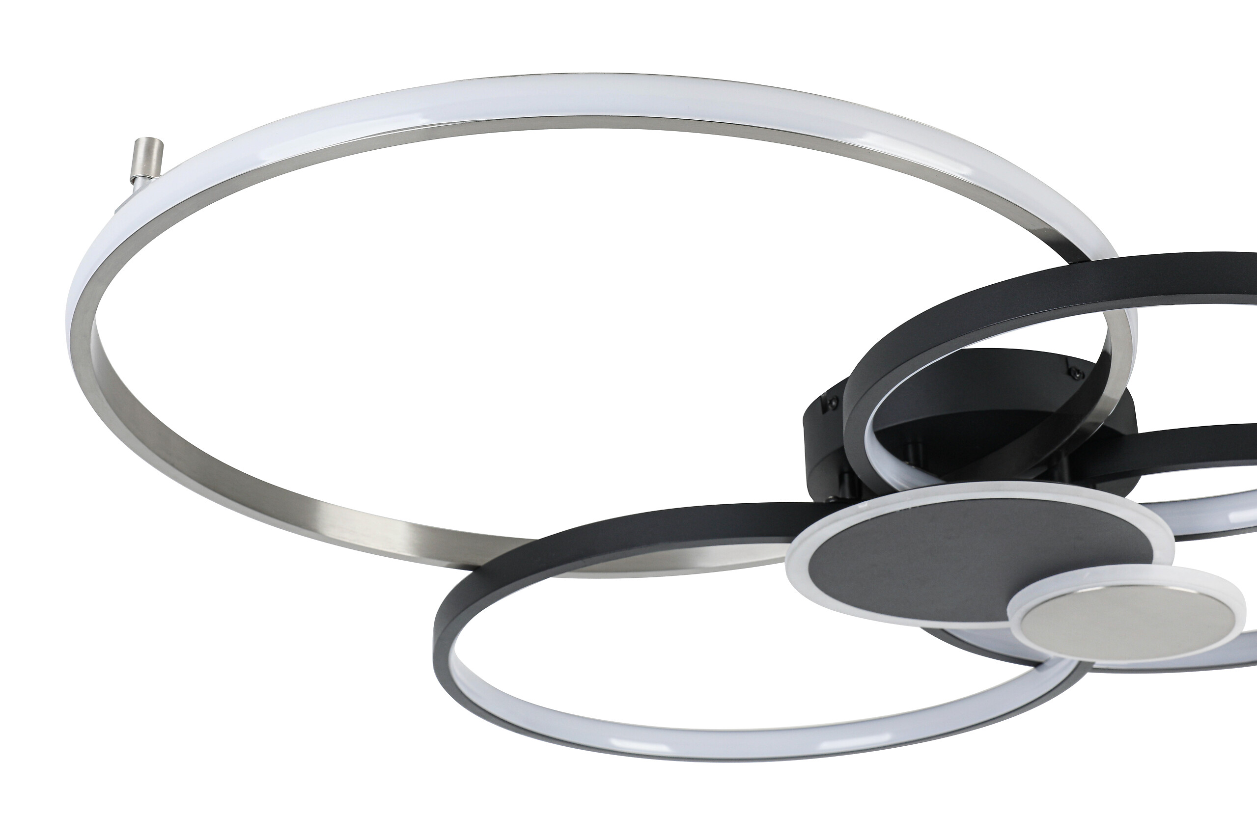 Nolo Lighting LED-Deckenleuchte Big schwarz Aluminium B/H/L: ca. 64x11x80 cm