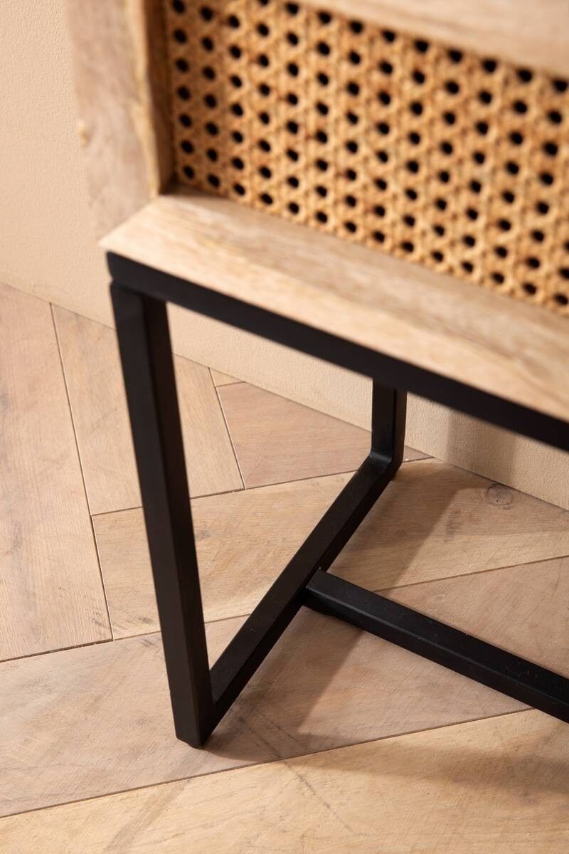 Nachtkonsole natur B/H/T: ca. 50x60x30 cm