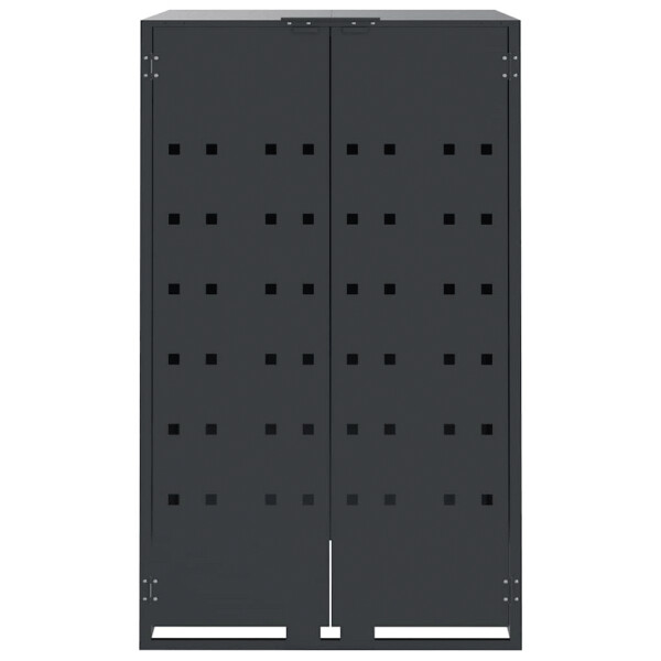 vidaXL Mülltonnenbox anthrazit