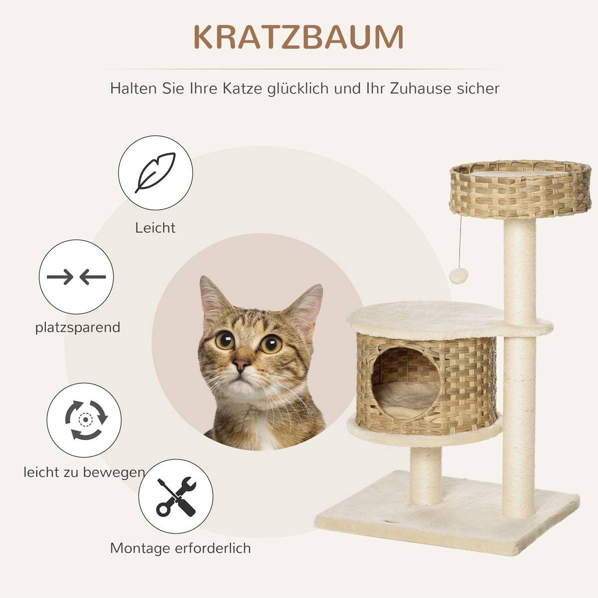 PawHut Kratzbaum