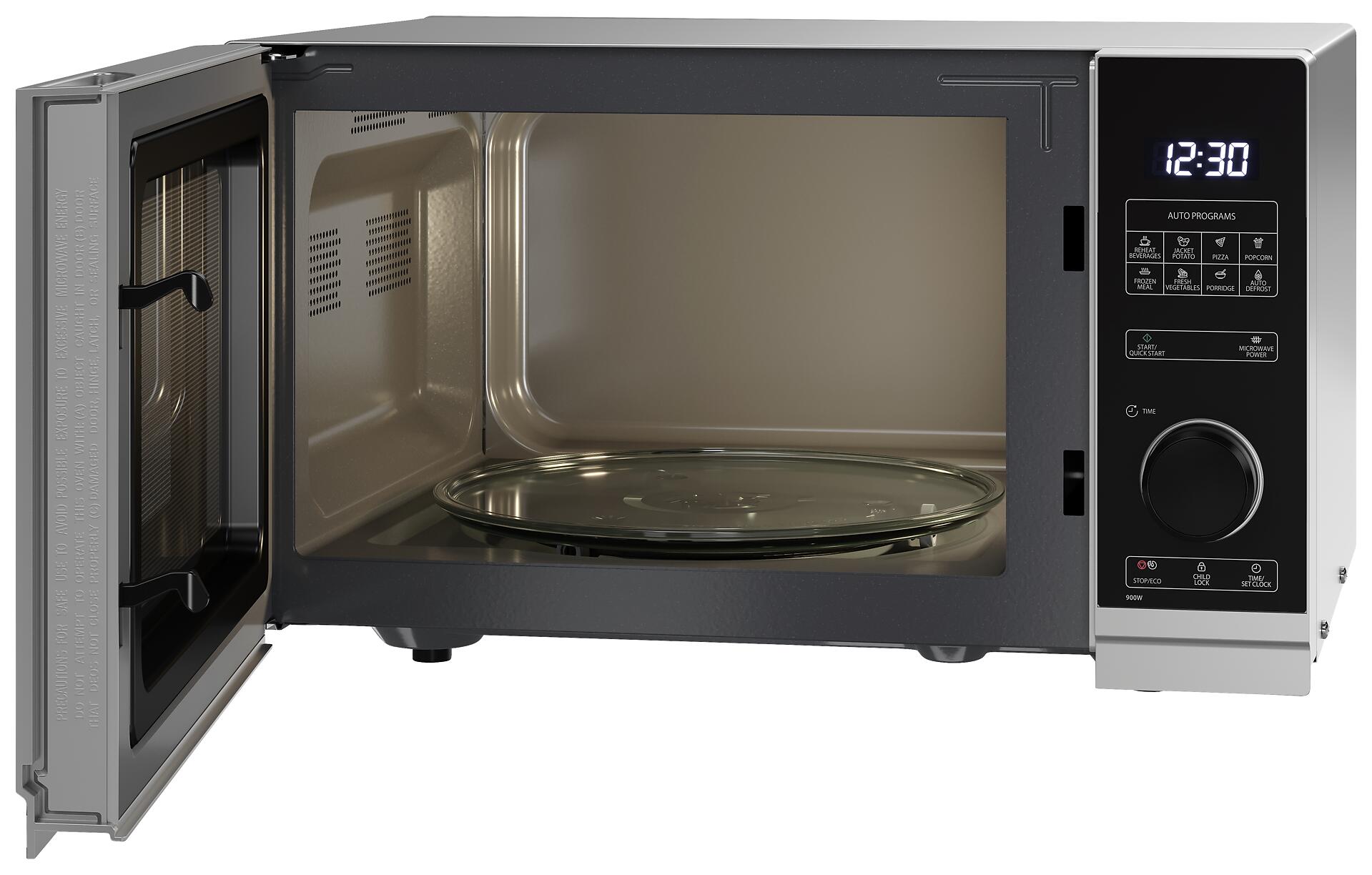 Sharp Mikrowelle YC-PS254AE-S silber Glas B/H/T: ca. 48,3x28,1x40,3 cm