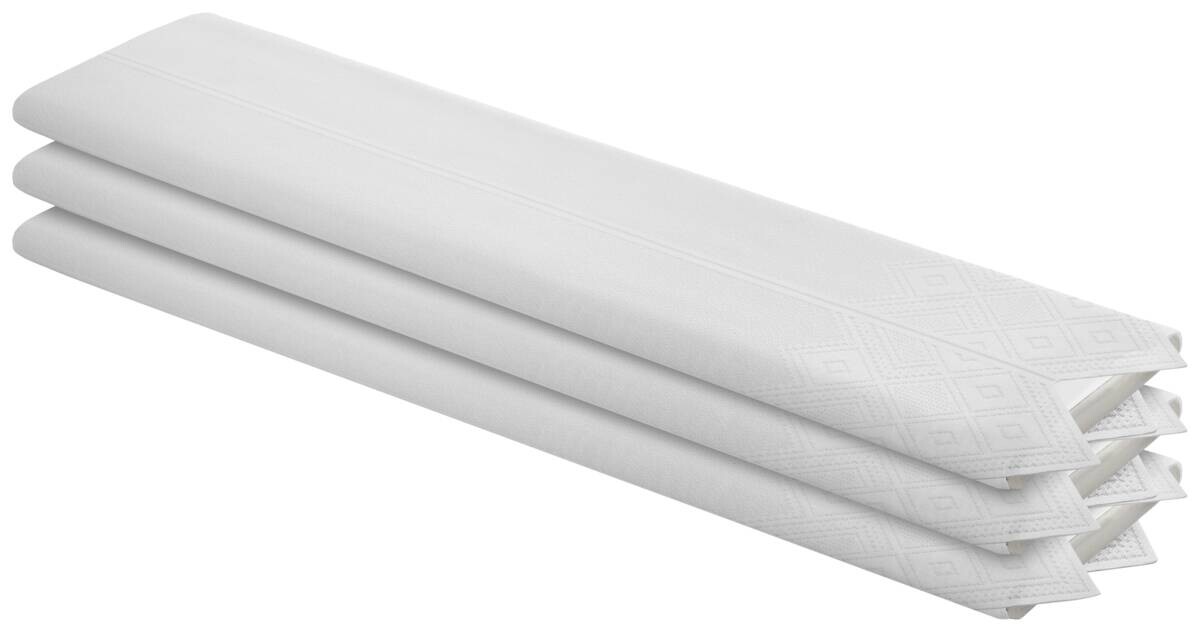 Scheibengardinen-Meterware weiß H: ca. 38 cm