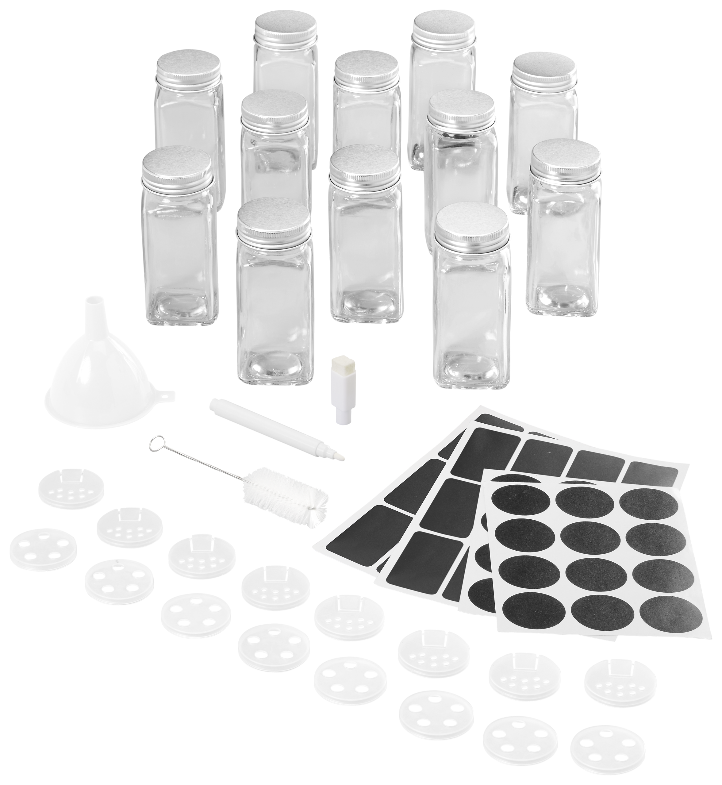 Metaltex Gewürzstreuer transparent Glas