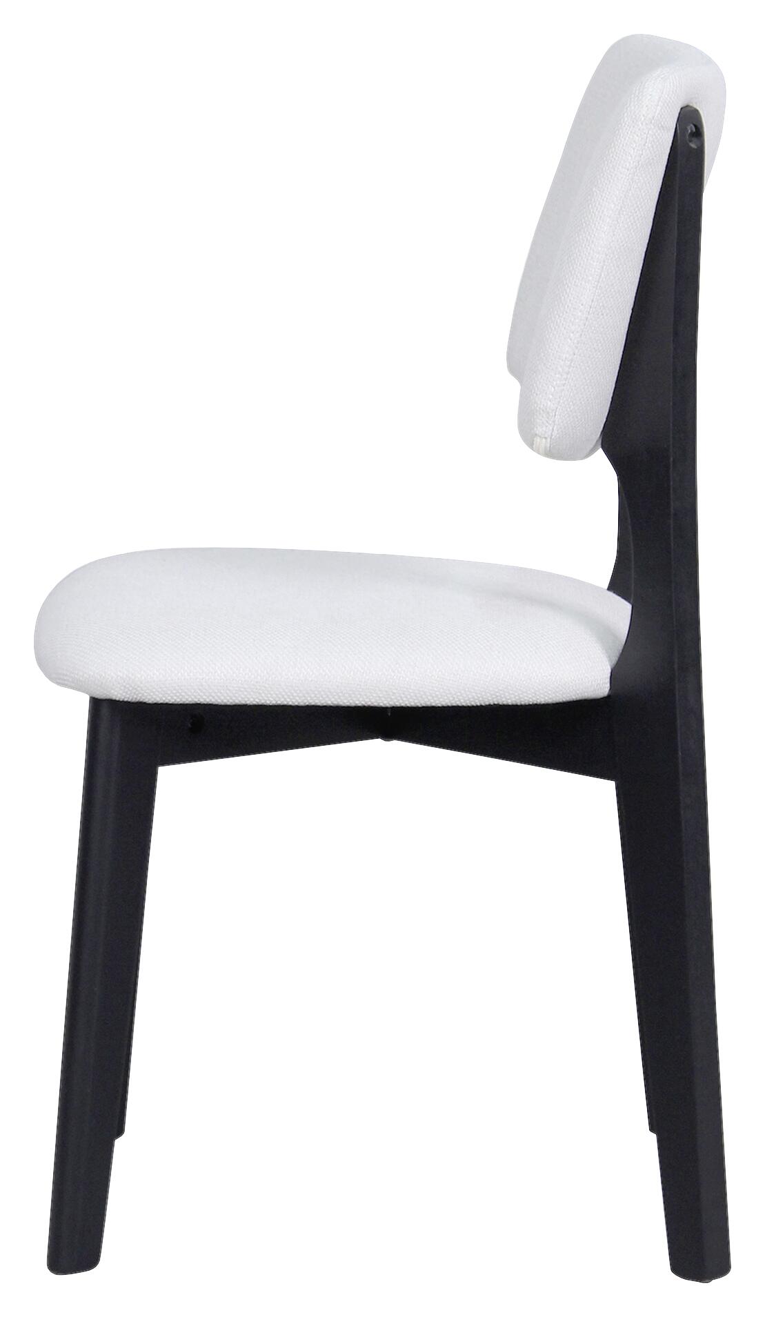 Stuhl ELSA, 2er-Set beige Webstoff B/H/T: ca. 48x87x54 cm