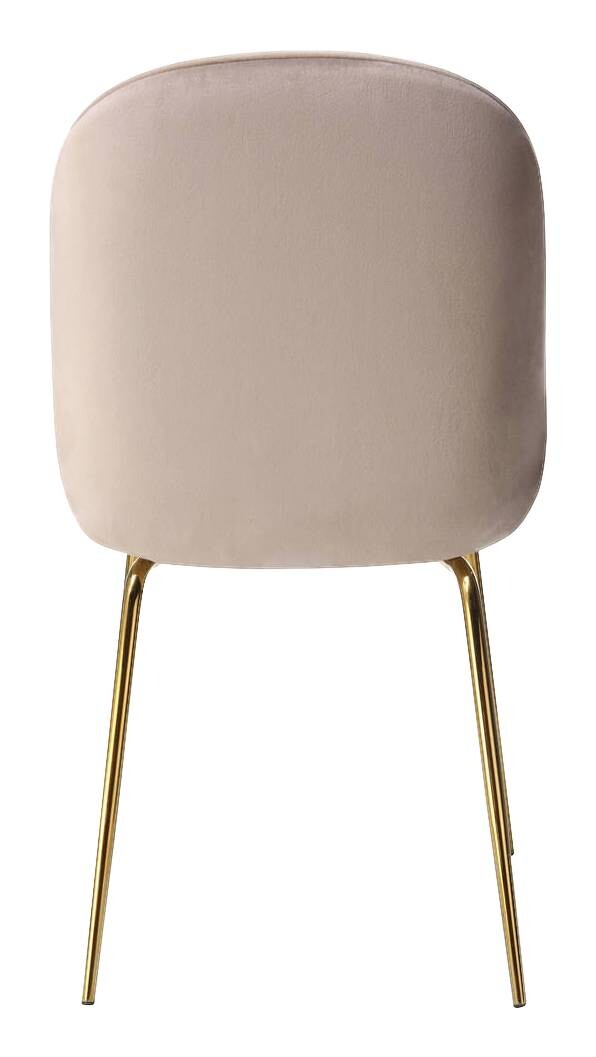 Stuhl Charlize 100 2er beige Microfaser B/H/T: ca. 48x87x59 cm