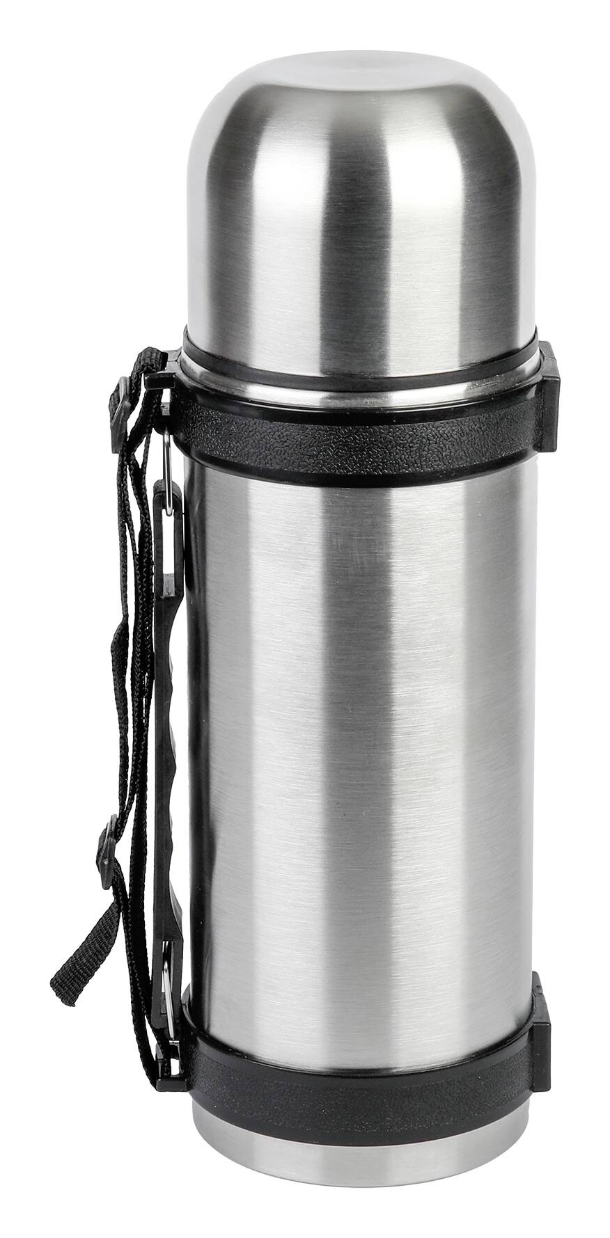 Axentia Isolierflasche silber Edelstahl B/H/L: ca. 9,4x30x9,4 cm