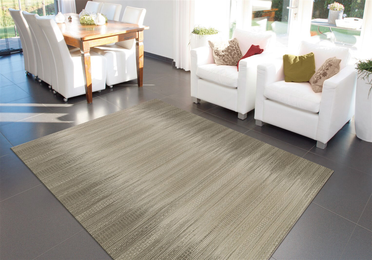 Arte Espina Outdoorteppich Sunset 8070 taupe B/L: ca. 140x200 cm