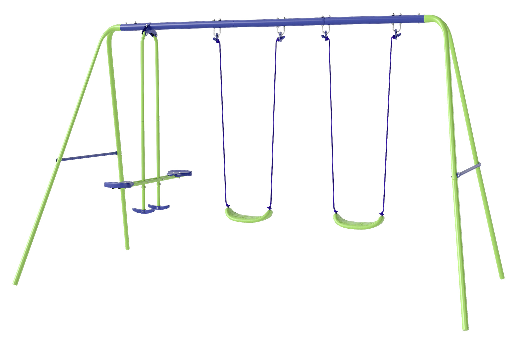 Outsunny Kinderschaukel grün B/H/L: ca. 140x178x280 cm