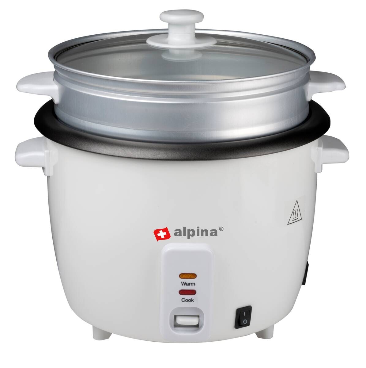 alpina Reiskocher weiß B/H/L: ca. 27x30,5x31 cm