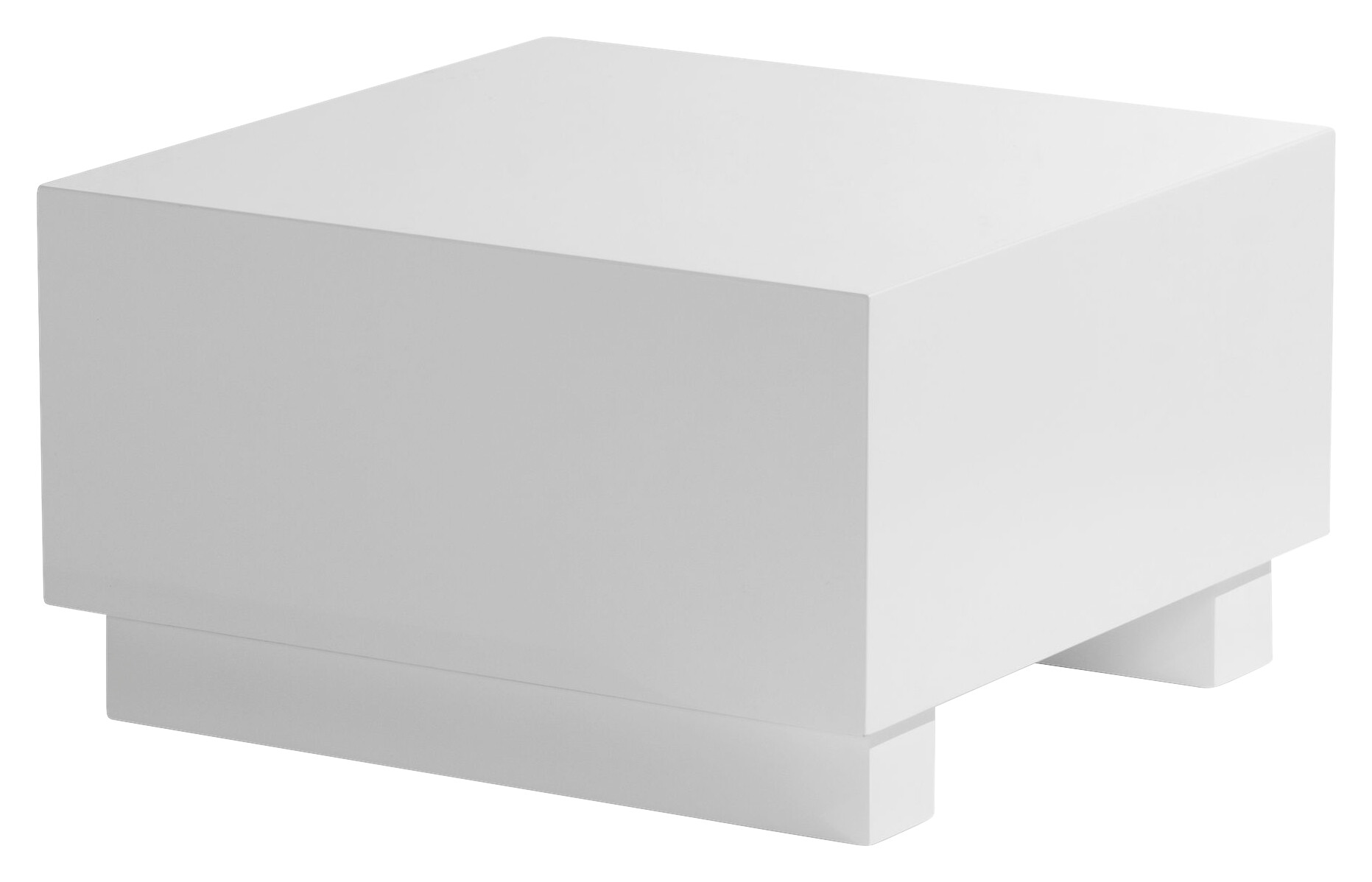 Wohnling Couchtisch weiß Marmor B/H/T: ca. 60x35x60 cm