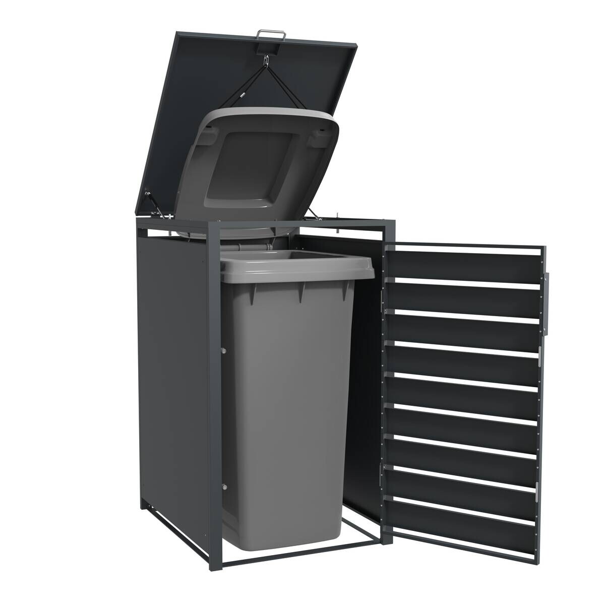 Westmann Mülltonnenbox Lacina braun B/H/L: ca. 68x116x80 cm