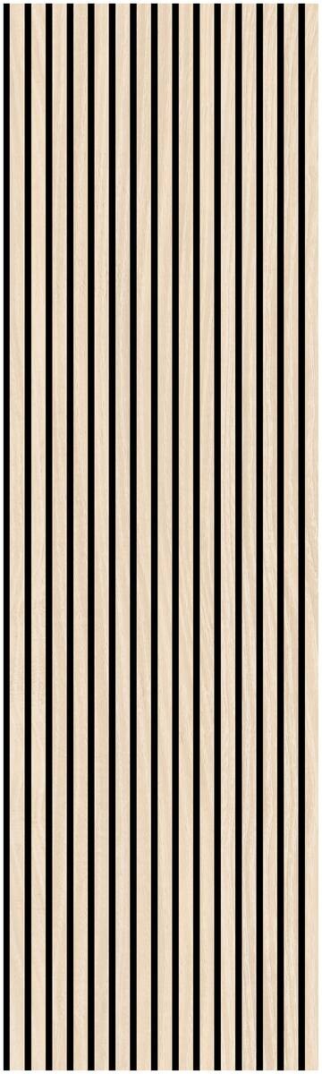 Wand- und Akustikpaneel Eiche L/B/H: ca. 244x60x1 cm pro Stück