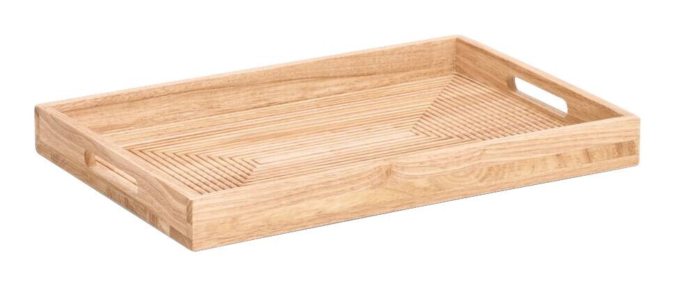 Zeller Serviertablett natur Holz B/H/L: ca. 305x45x457 cm