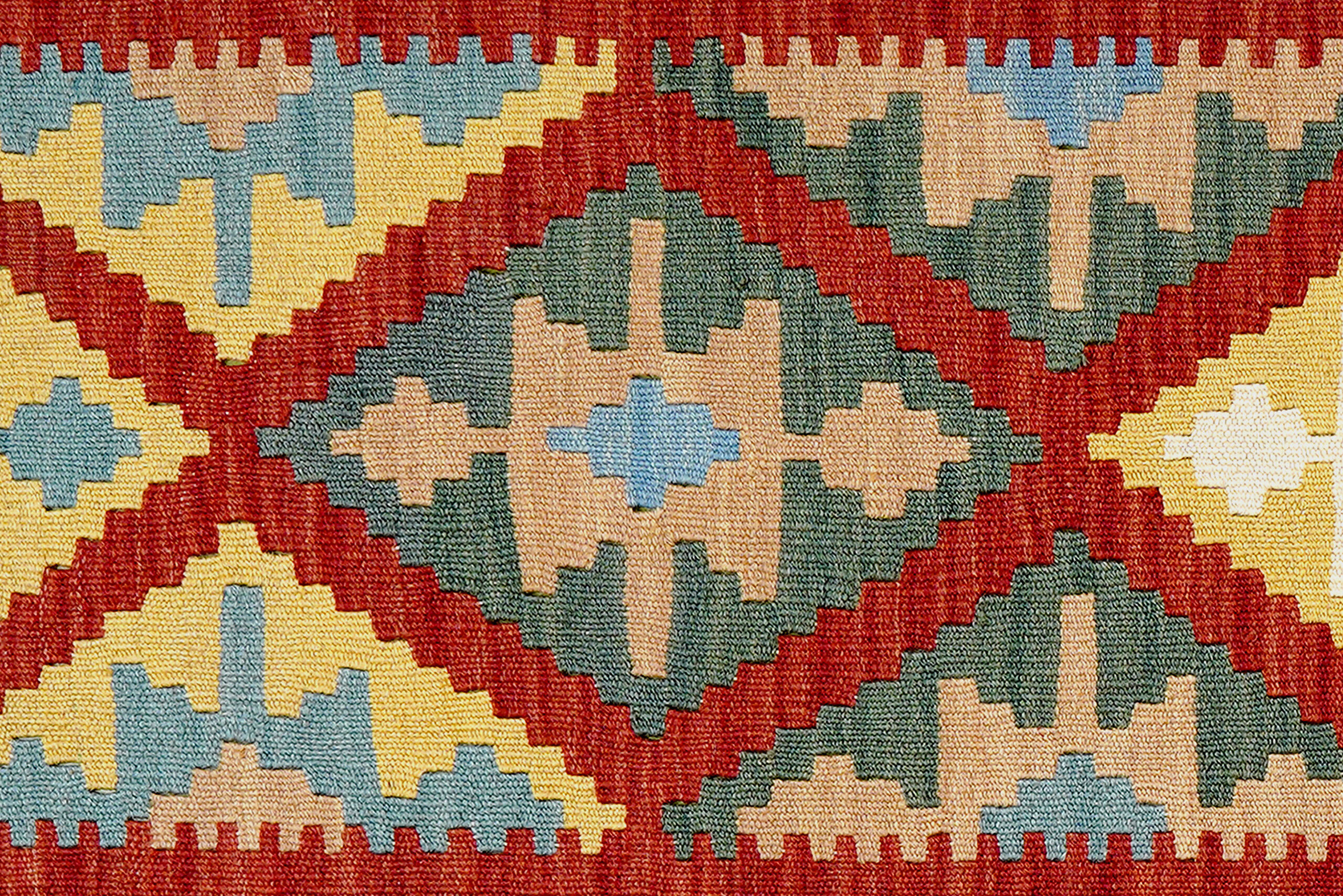 PersaTepp Teppich Kelim Gashgai rot B/H/L: ca. 104x1x154 cm