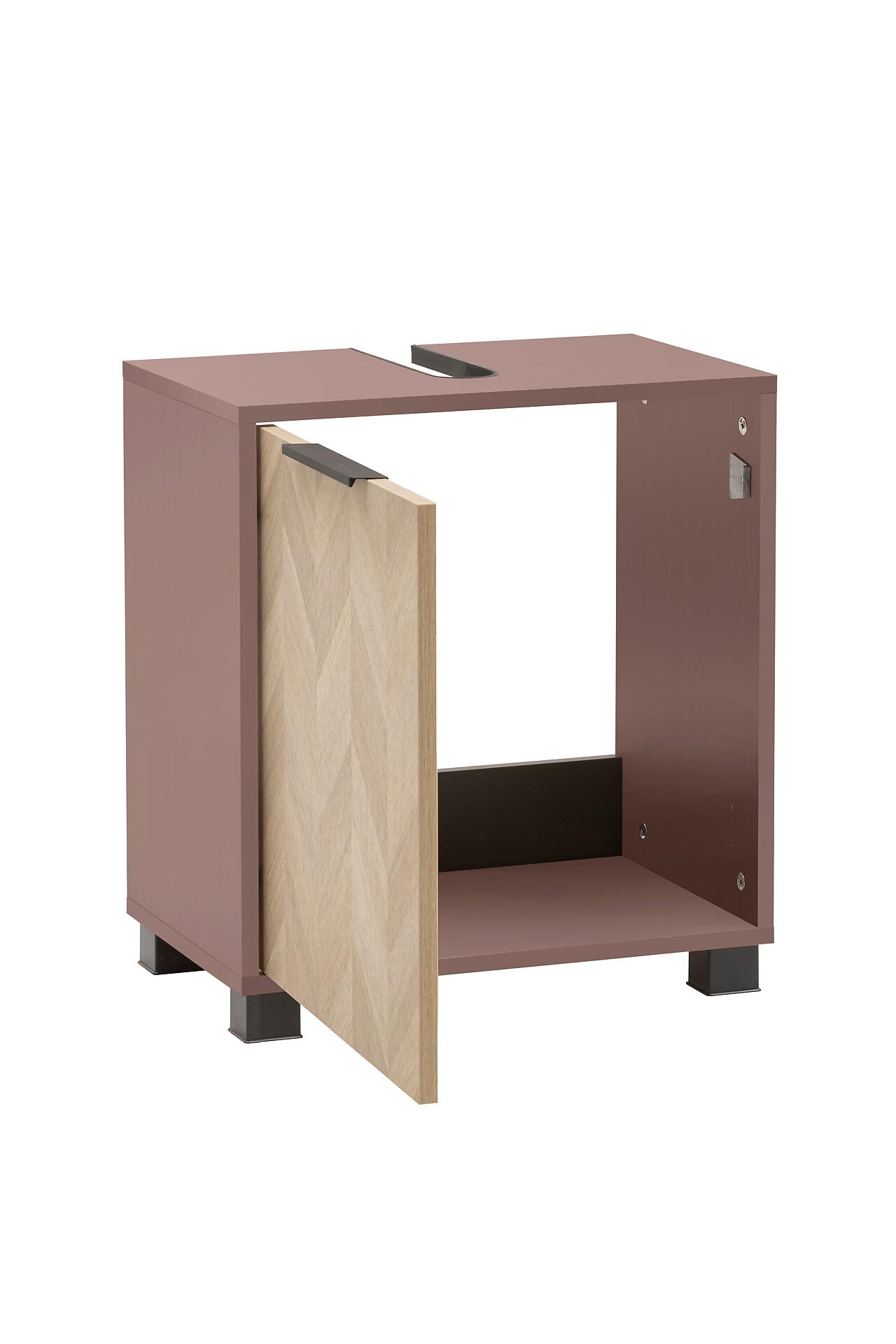 Waschbeckenunterschrank Piazza braun B/H/T: ca. 50,3x56x33 cm Waschbeckenunterschrank Piazza braun B/H/T: ca. 50,3x56x33 cm